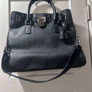 MICHAEL Michael Kors Hamilton Satchel with Chain Detail